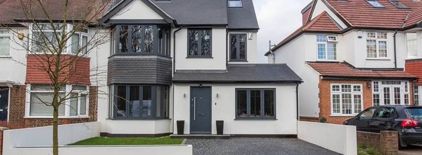 Extended and refurbished family homes on a South London street by Smiley Building Services